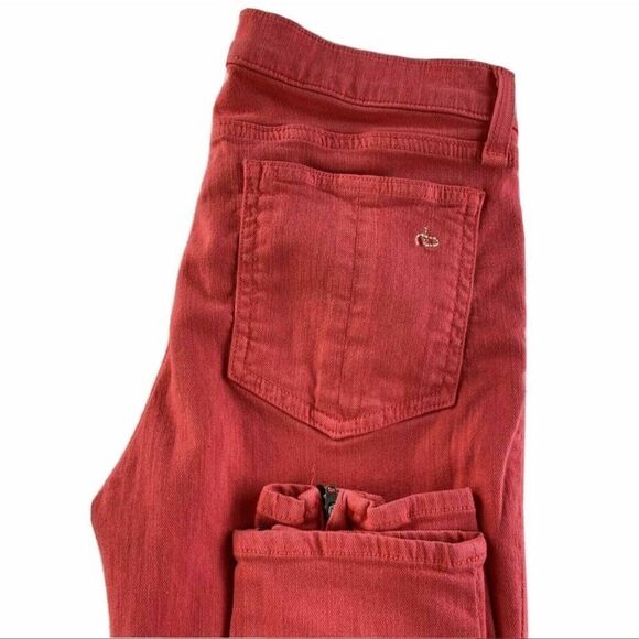 Rag & Bone Pink Zipper Capri Jeans 26 - Picture 4 of 8